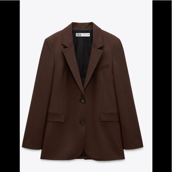 Zara Jackets & Coats Zara Straight Cut Blazer With Pockets Poshmark